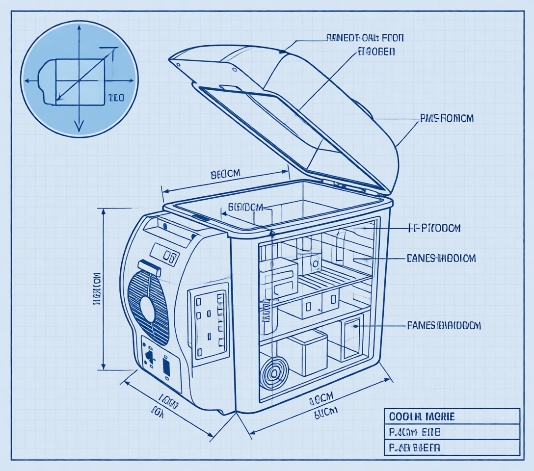Portable Mini Car Refrigerator