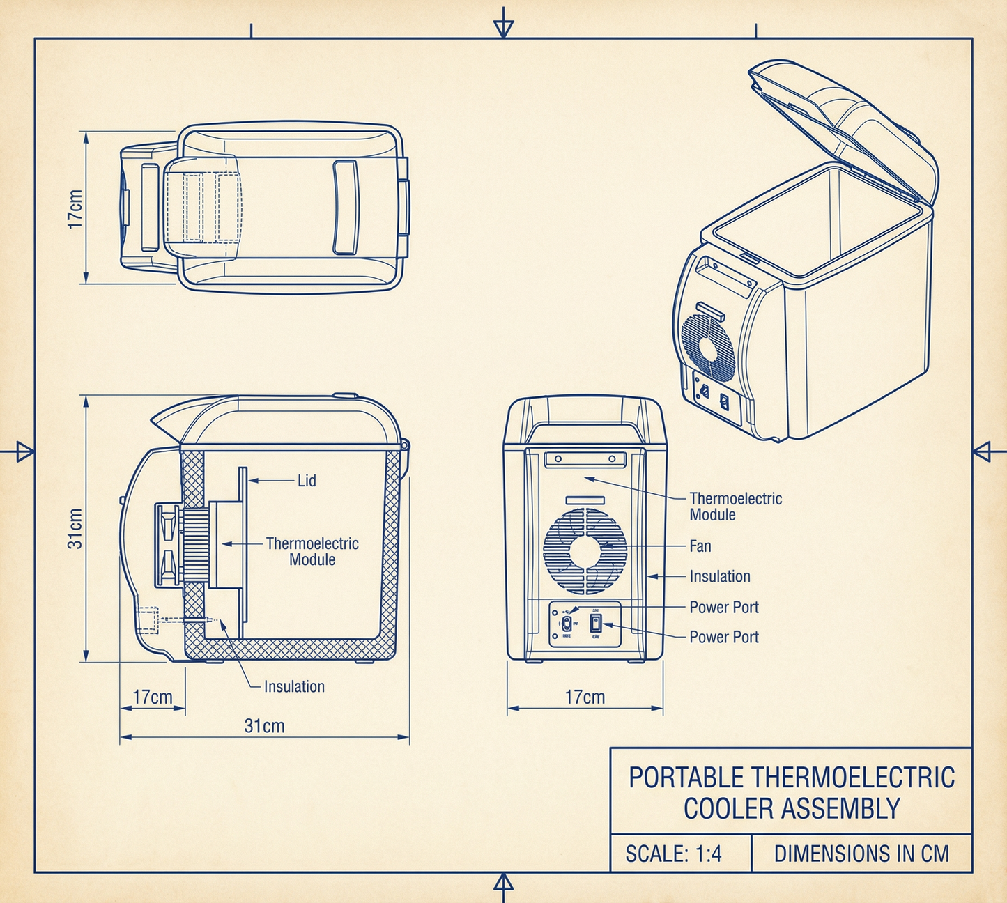 Portable Mini Car Refrigerator