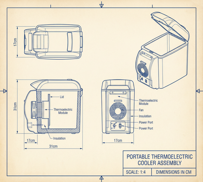Portable Mini Car Refrigerator