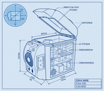 Portable Mini Car Refrigerator