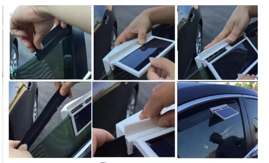 Car Fan Solar Window