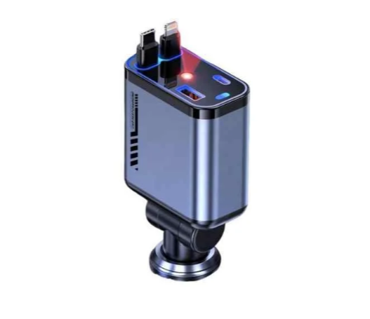 4 in 1 -Retractable Car Charger
